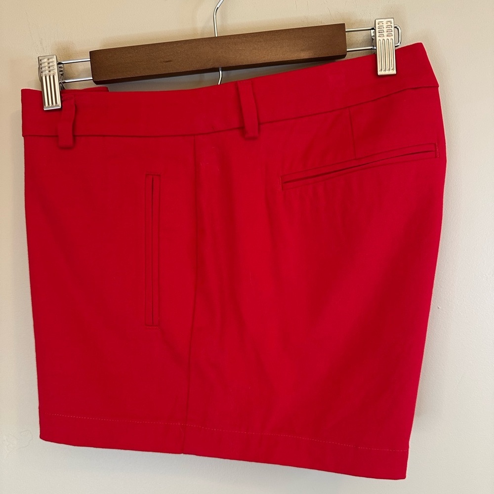 a.n.a Women’s Size 14 Red Twill Shorts – Preppy Coastal Style – 3.5” Inseam – NW
